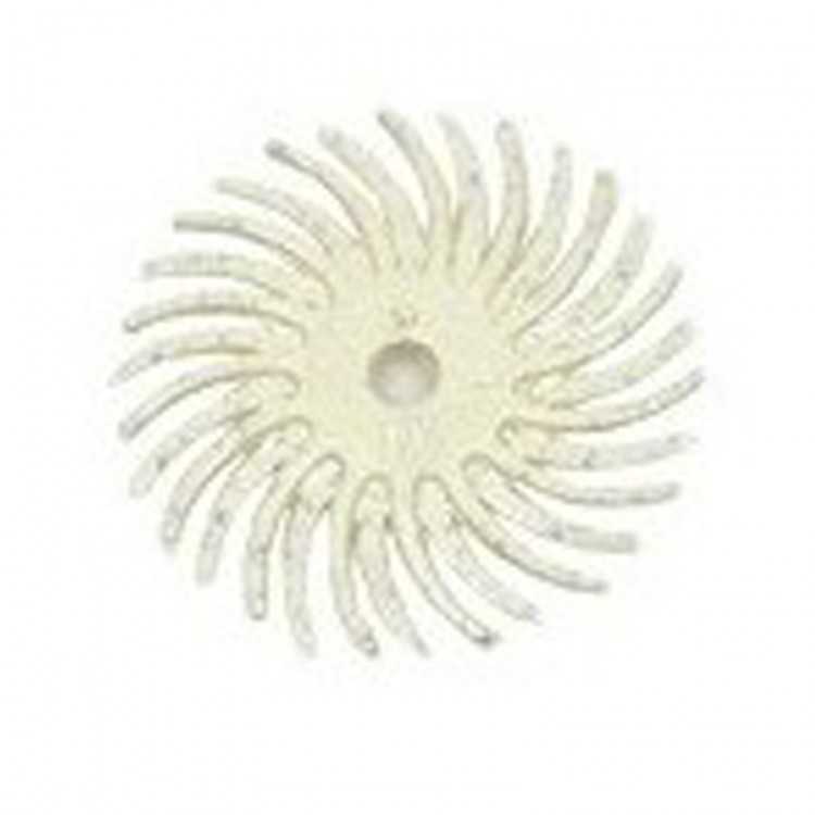 MEULETTE POLY-ABRASIVE Ø25MM G.120 BLANC