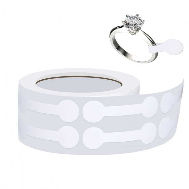 Étiquettes bijoux Polypro en rouleau de 1000 - Gemlogic