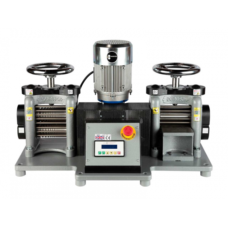 DURSTON - LAMINOIR ELECTRIQUE DOUBLE A POSER 130mm VARIATEUR