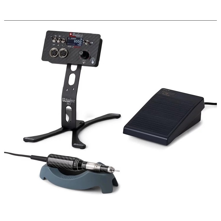 Kit micromoteur BADECO MX-2 Carbone Strong + PHP 465 + Pédale PC800 RHEOSTAT