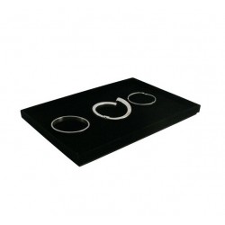 PLATEAU DE PRESENTATION NOIR SIMPLE 25 X 35CM