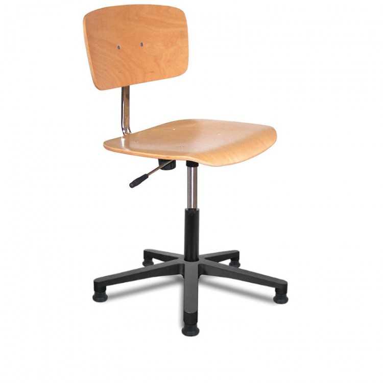 Chaise bois patins hauteur du gaz 60/85 cm (haut)