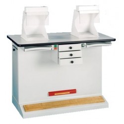 TABLE A POLIR 2 POSTES - ASPIRATION 2400m3/H (2x1200M3)