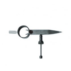 COMPAS ACIER POINTES FINES 110MM - FABRICATION FRANCAISE