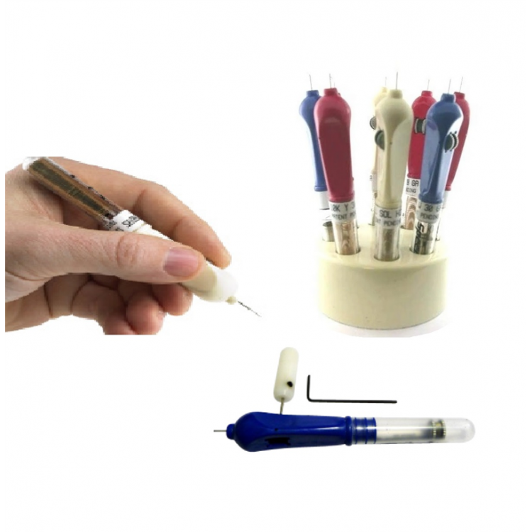 STYLO DE GUIDAGE RECHARGEABLE POUR FIL DE METAL D'APPORT