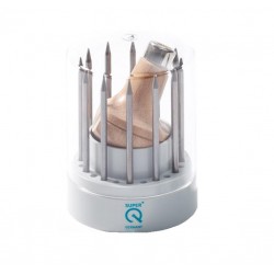 NIQUA - JEU DE 12 PERLOIRS DE 1 A 12 AVEC MANCHE