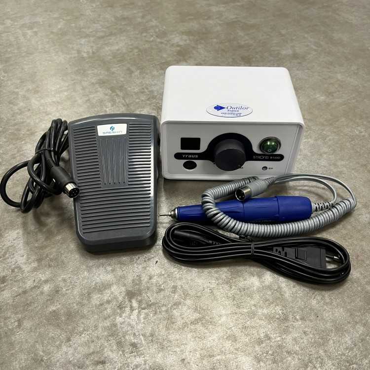 DESTOCKAGE - SET Micromoteur Traus B140D + Pièce à main + pédale