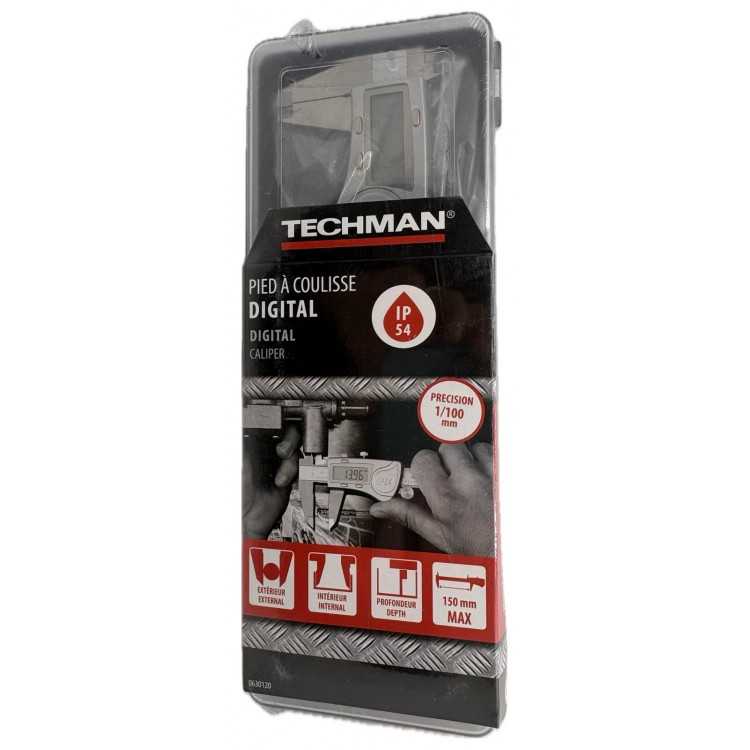 DESTOCKAGE - PIED A COULISSE DIGITAL 150MM IP54 TECHMAN