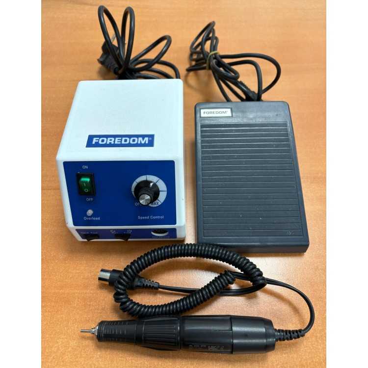 OCCASION - MICROMOTEUR FOREDOM MODELE HP4-917 AVEC PEDALE HP4-960 ET PIECE A MAIN MH-170 OCCASION - MICROMOTEUR FOREDOM MODELE HP4-917 AVEC PEDALE HP4-960 ET PIECE A MAIN MH-170