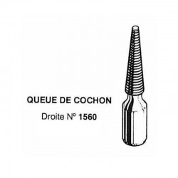 QUEUE DE COCHON DROITE TECHDENT 1565