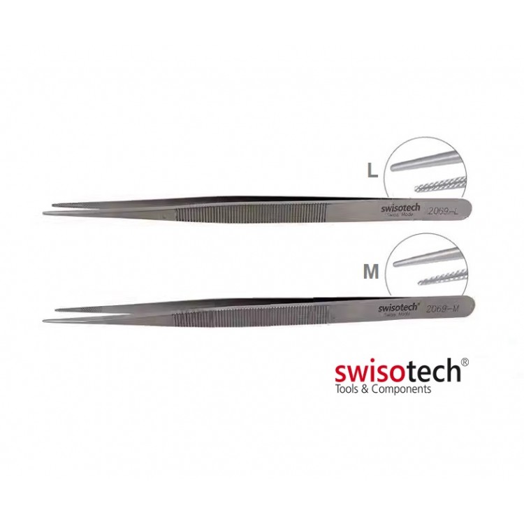 BRUCELLES DIAMANT RAINUREES AVEC FENTE (SWISOTECH)