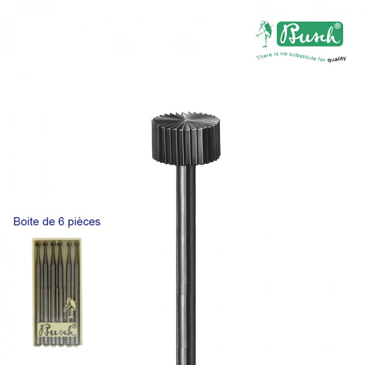BUSCH - FRAISE ROUE ACIER (412) 6P 021