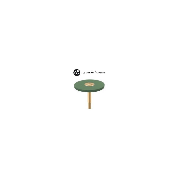 POLISSOIR DIABLADE ROUE VERT POUR OUTILS CARBURE