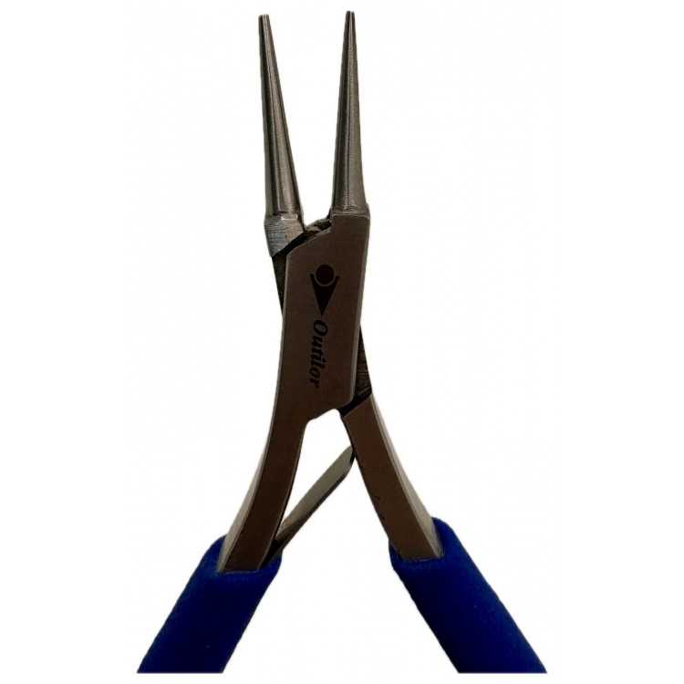 PINCE BECS RONDS ULTRA-FINS - MANCHE BLEU OUTILOR