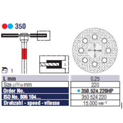 DISQUE DIAMANTE 350.524.220
