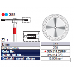 DISQUE DIAMANTE 355.514.220