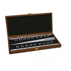 ENSEMBLE BAGUIER ET TRIBOULET - COFFRET BOIS ESCA