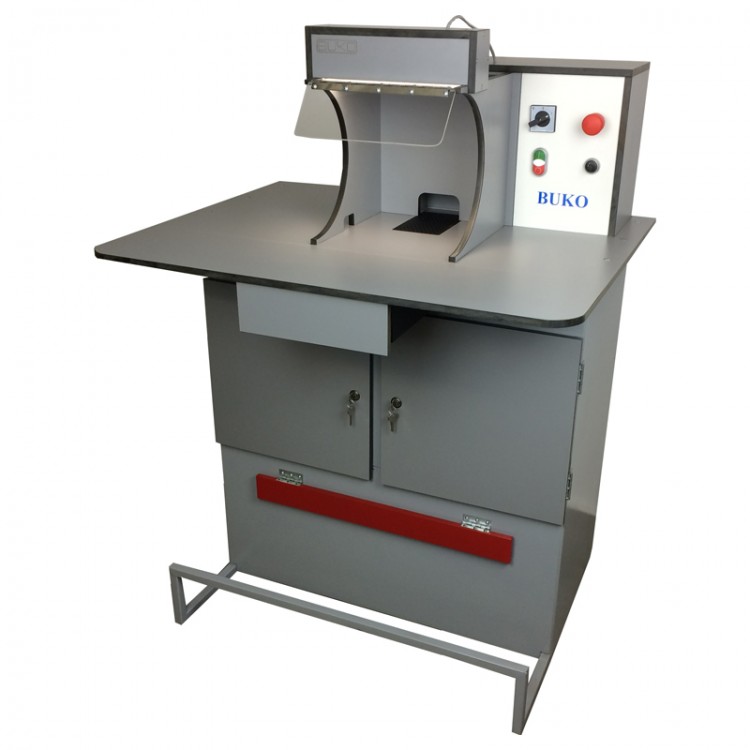 Table à polir Buko 1 poste, aspiration avec vitesse variable sans moteur