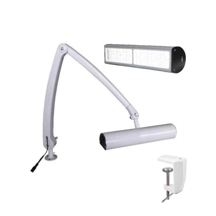 LAMPE A LED D'ETABLI LUMIERE REGLABLE 13W / 315 mm, Etau, Blanche LAMPE A LED D'ETABLI LUMIERE REGLABLE 13W / 315 mm, Etau, Blanche