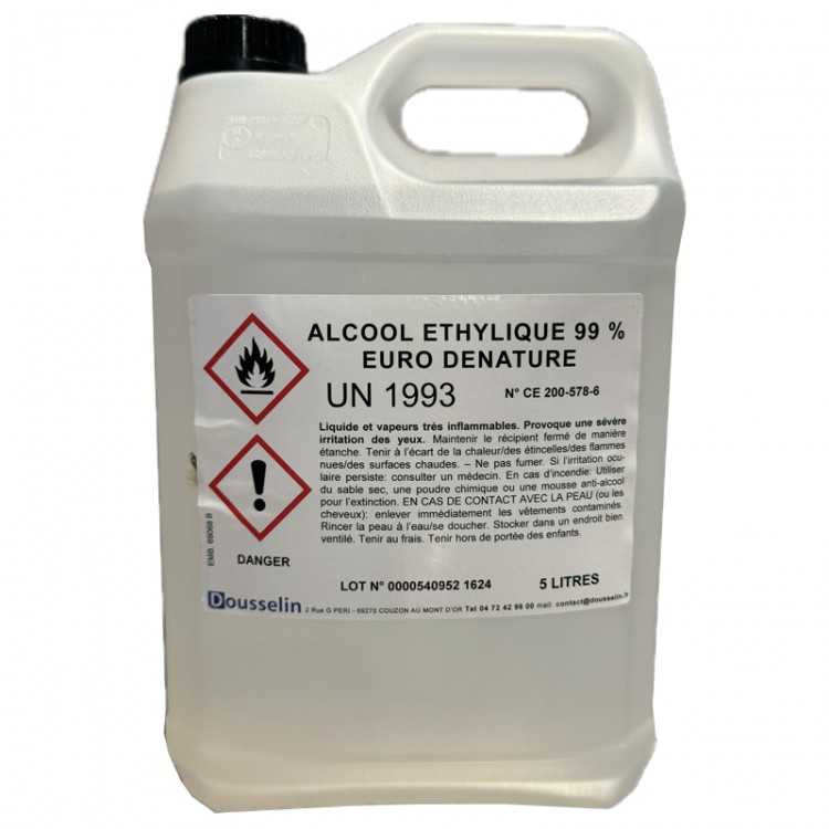 ALCOOL ETHYLIQUE DENATURE 419 (99°) / 5L ALCOOL ETHYLIQUE DENATURE 419 (99°) / 5L