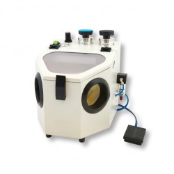 CABINE DE SABLAGE 2 SILOS + RECYCLAGE ET PEDALE