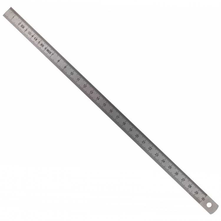 REGLET ACIER INOX 30 CM