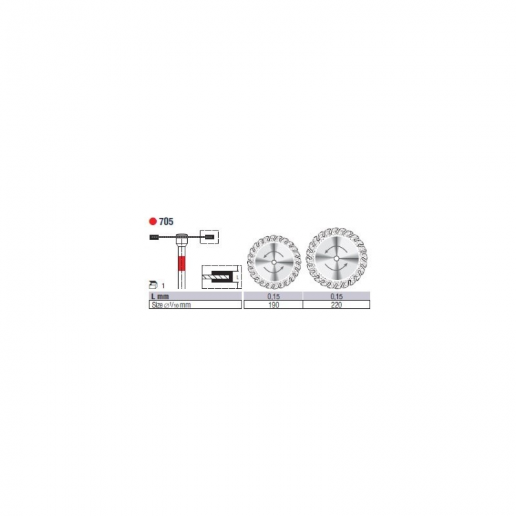 DISQUE DIAMANTE CRANTE 705.514.190