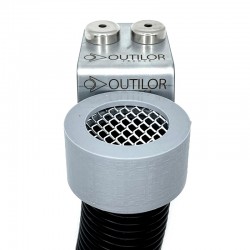 Support aimanté pour tuyau d'aspirateur + aimants