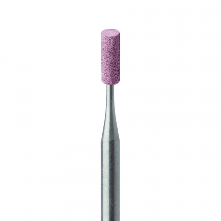 FRAISE CORINDON CYLINDRIQUE ROSE ø2mm FRAISE CORINDON CYLINDRIQUE ROSE ø2mm