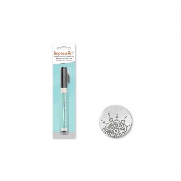 STYLO ENCRE LIQUIDE ARGENT POUR FOND DE GRAVURE - IMPRESSART STYLO ENCRE LIQUIDE ARGENT POUR FOND DE GRAVURE - IMPRESSART