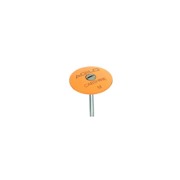 LENTILLE CABSHINE Ø22MM GRAIN MOYEN - POLISSAGE DES PIERRES DURES ET OUTILS