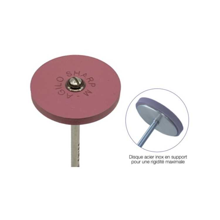 MEULE SHARP-M Ø22MM GRAIN MOYEN - POLISSAGE DES OUTILS CARBURE AVEC SUPPORT MEULE SHARP-M Ø22MM GRAIN MOYEN - POLISSAGE DES OUTILS CARBURE AVEC SUPPORT