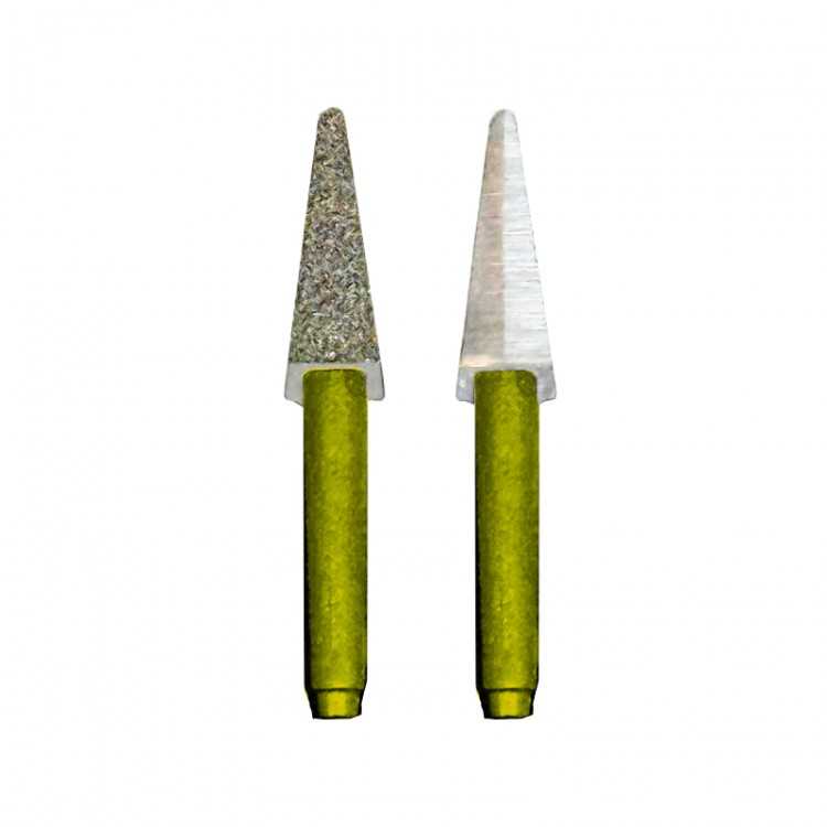 EMBOUT DIAMANT DIPROFIL (Triangle) 50µm JAUNE - 1P EMBOUT DIAMANT DIPROFIL (Triangle) 50µm JAUNE - 1P