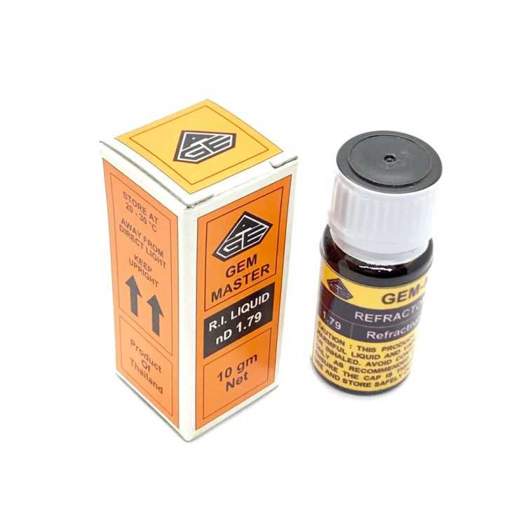 LIQUIDE REFRACTOMETRE RI 10ML - INDICE DENSITE 1.79 LIQUIDE REFRACTOMETRE RI 10ML - INDICE DENSITE 1.79