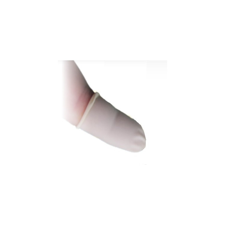 PROTEGE DOIGT BLANC LATEX (PAQUET DE 100PCS) PROTEGE DOIGT BLANC LATEX (PAQUET DE 100PCS)