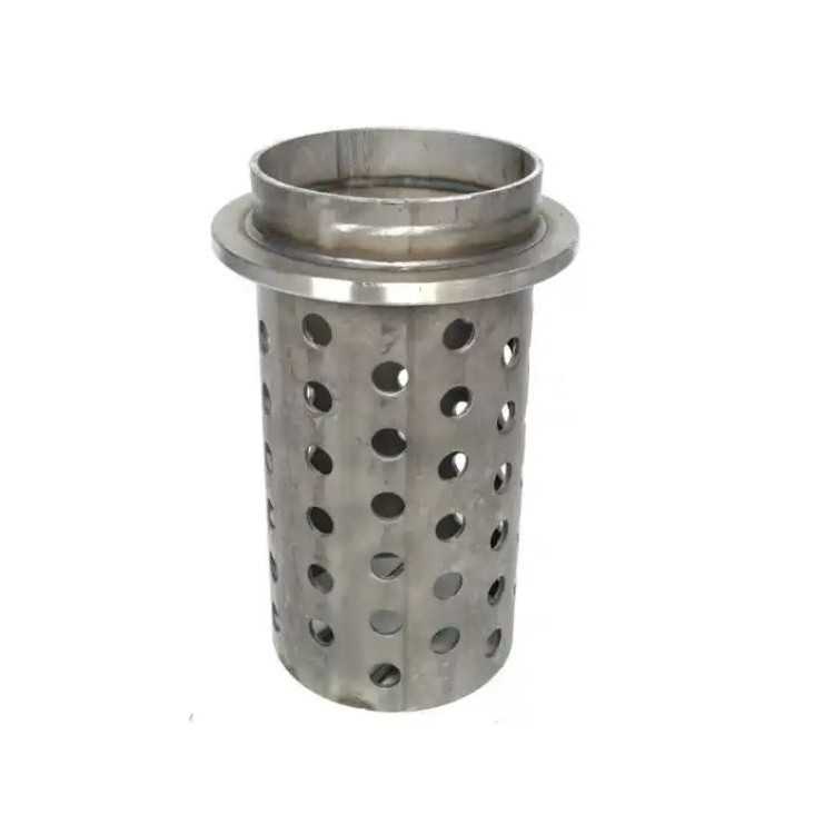 CYLINDRE INOX PERFORE 100 X H200 BRIDE CYLINDRE INOX PERFORE 100 X H200 BRIDE