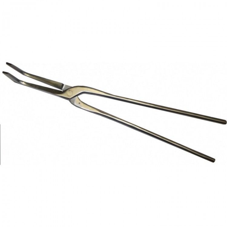PINCE BECS COURBE 50CM POUR CREUSET SALAMANDER PINCE BECS COURBE 50CM POUR CREUSET SALAMANDER