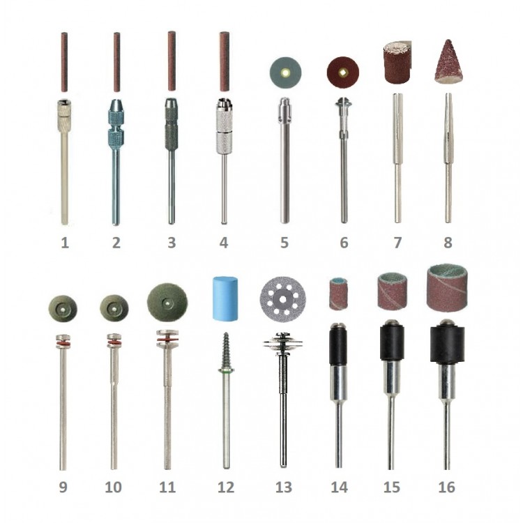 MANDRINS Ø2.35 POUR PIECE A MAIN (FORME AU CHOIX) MANDRINS Ø2.35 POUR PIECE A MAIN (FORME AU CHOIX)