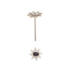 BROS/TIGE CHEVRE BLANCHE ETOILE POINTUE 22MM - GEZA HATHO