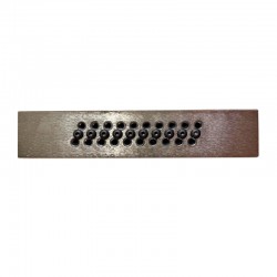 FILIERE EN TUNGSTENE AVEC 20 FILIERES CHANGEABLES Ø2.25 A 3.20MM – 20 TROUS
