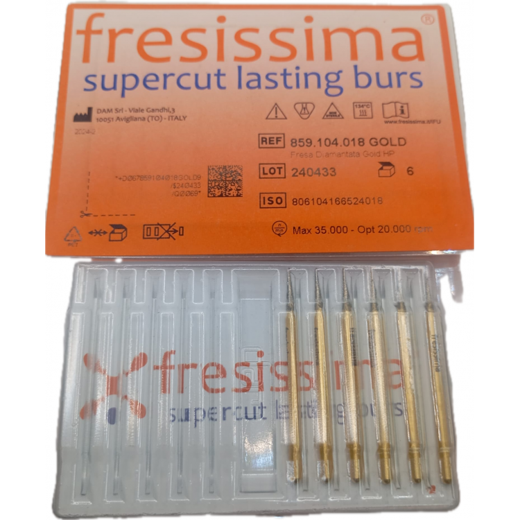 DESTOCKAGE- Fresissima FRAISE DIAMANTEE POINTUE 859.104.018 GOLD