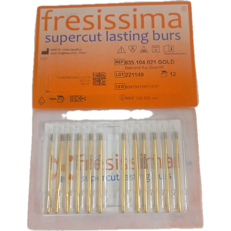DESTOCKAGE- Fresissima FRAISE DIAMANTEE DROITE 835.104.021 GOLD