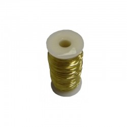 BOBINE FIL LAITON POUR GALVANOPLASTIE 0.40
