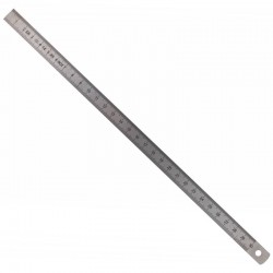 REGLET ACIER INOX 30 CM