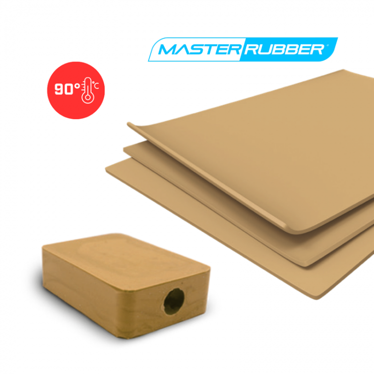 Silicone Marron 90° Masterix – Silicone universel à grande dureté - 900 Grammes
