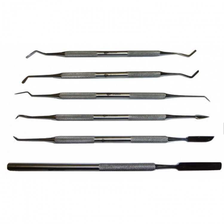 SPATULES A CIRE / MODELAGE JEU DE 6 PIECES SPATULES A CIRE / MODELAGE JEU DE 6 PIECES