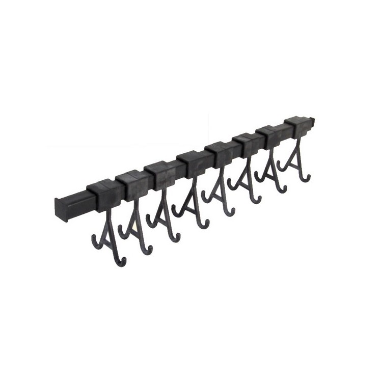 SUPPORT A ULTRASON TUBE - 8 DOUBLE CROCHETS POUR BAGUES - NOIR SUPPORT A ULTRASON TUBE - 8 DOUBLE CROCHETS POUR BAGUES - NOIR