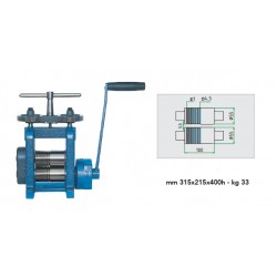 LAMINOIR FONTE LF100 - PLAQUES + FIL 100MM (AVEC REDUCTEUR)