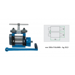 LAMINOIR ACIER EL120 - PLAQUES 120MM (AVEC REDUCTEUR)
