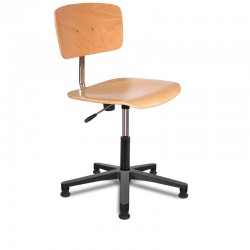 Chaise bois patins hauteur du gaz 41/50 cm (petit)